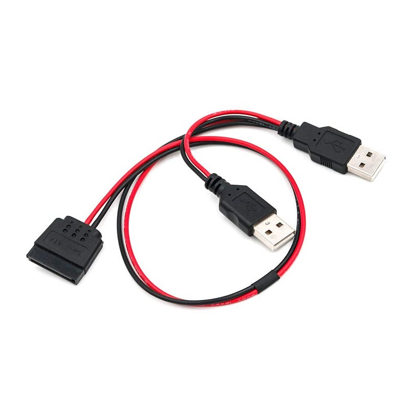 SUPERPLUS 40cm USB to SATA Power Cable for 2.5" SATA HDD - Image 2